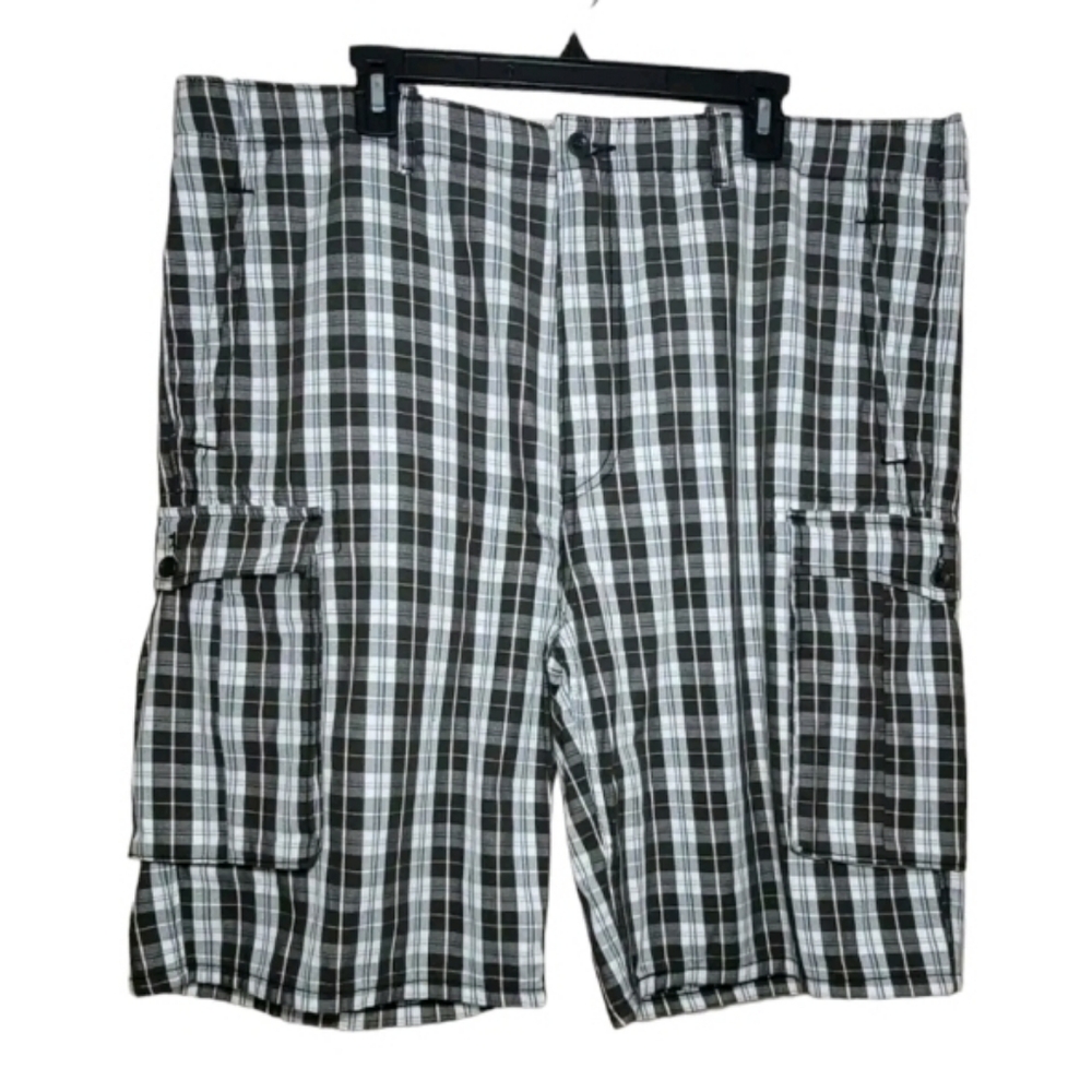 Levi's Men's Plaid Cargo‎ Shorts Size 40 White Tab